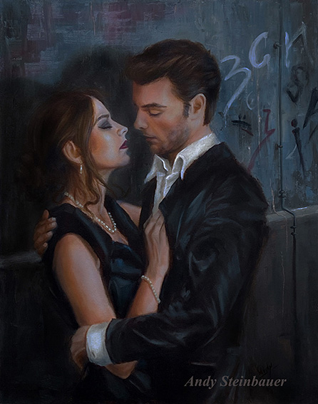 Amore Mio, oil painting, Andrea Steinbauer