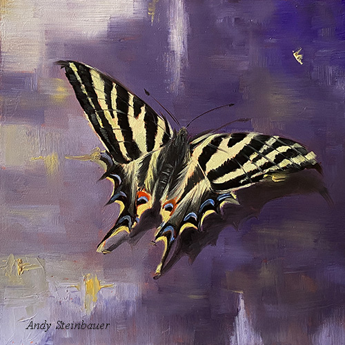 Butterfly painting, Andrea Steinbauer